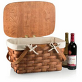 Prairie Picnic Basket with Liner